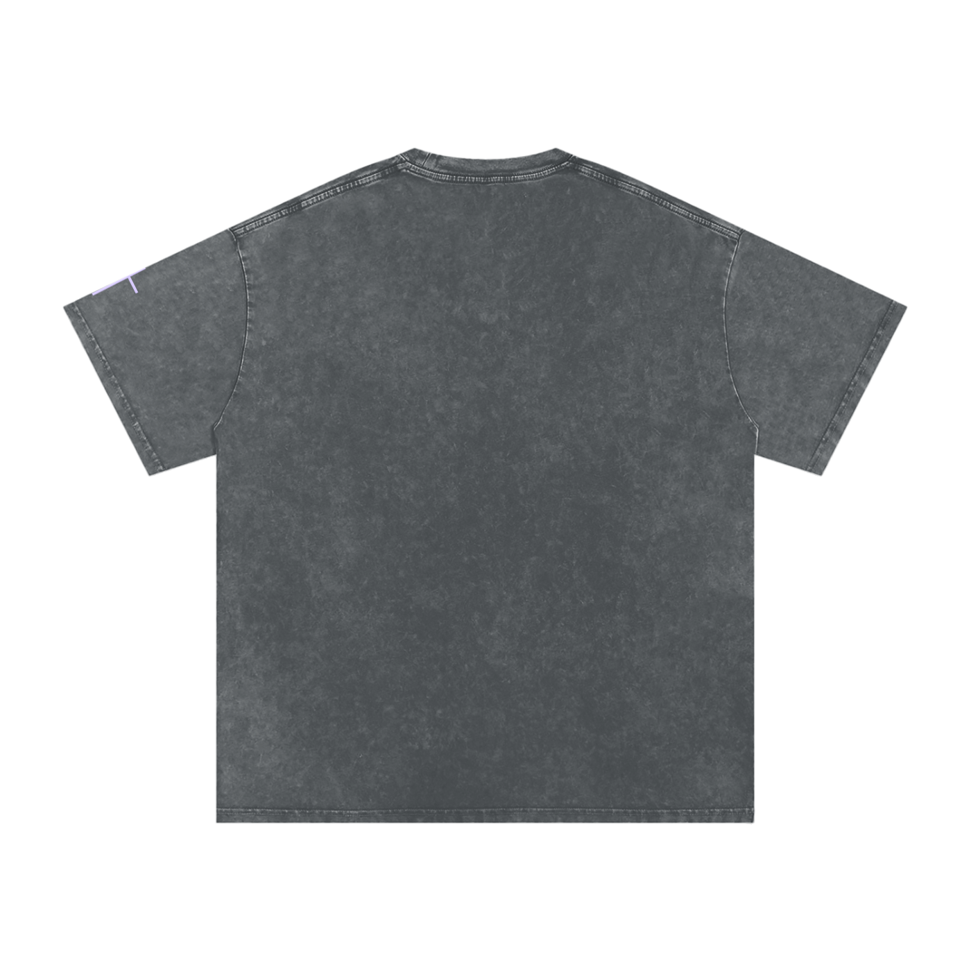 Poor in Spirit Snow Washed Tee Gray