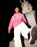 Trust the Lord Sunwashed Hoodie in Pink