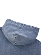 Dios Te Ama Denim Hoodie